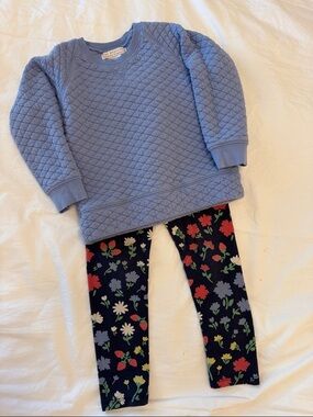 The Beaufort Bonnet Company Light Blue Quilted Pullover & Mitzi Sue Slacks